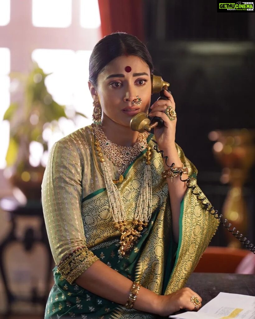 Shriya Saran Instagram - this charismatic tale has a complete hold on our hearts at the moment, and we aren't complaining 💙 #KabzaaOnPrime, watch now
