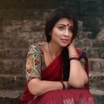 Shriya Saran Instagram - This movie never got made. But my fav look test ever . @arjunkallingal