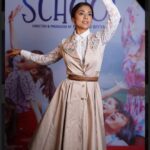 Shriya Saran Instagram - Thank you @archanaraolabel for this beautiful outfit for music school promotion . Make up @makeupbymahendra7 Hair @yogitasheth96