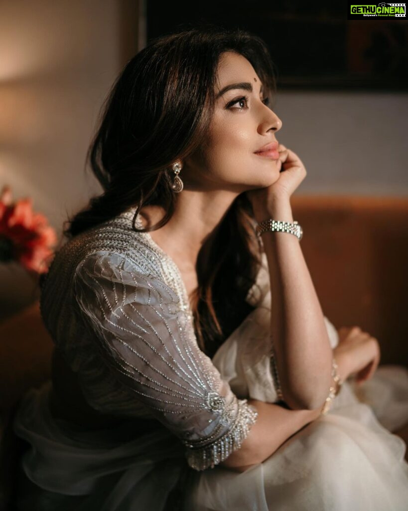 Shriya Saran Instagram - The Gorgeous @shriya_saran1109 Pc : @_dee_jay_r @deepak_vijay_photography Wearing @sithara_kudige @makeupbymahendra7 @priyanka_sherkar1 Jwellery @kushalsfashionjewellery . . #indian #actress #indianactress #sandlewood #tollywood #bollywoodactress #bollywood #kabzaa #kannada #movie @sandelwoodqueens @bangalore_times @timeskarnataka @cinema_hangama_kannada @kabzaamovieofficial