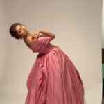 Shriya Saran Instagram - Thank you @gauriandnainika for this beautiful gown @venurasuri thank you capturing it so beautifully Make up @makeupbymahendra7 Hair @yogitasheth96 #musicschool