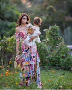 Shriya Saran Instagram - Thank you @portraits_by_sinjita for capturing me with radha . Precious 
Wearing @payalsinghal for @kabzaamovieofficial promotions . 
We decided to bring Radha in for some pictures . 
Make up @makeupbymahendra7 
Hair @yogitasheth96