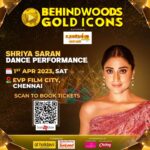 Shriya Saran Instagram - பொன்மகள் வந்தாள்💛 பொருள் கோடி தந்தால் 🤩 YES!! You heard it right💥 The Ponmagal @shriya_saran1109 is gonna be here at the EVP FILM CITY, CHENNAI on APRIL 1st, SATURDAY 2023.📍 BOOK YOUR TICKETS SOON🎟️ https://in.bookmyshow.com/events/behindwoods-gold-icons/ET00352409 DONT MISS THE BANG ON PERFORMANCE BY THE DANCING QUEEN🌟🤩 #BehindwoodsGoldIcons2023 #BehindwoodsGoldIcons #BGI2023