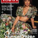 Shriya Saran Instagram - For the cover of @youandimag @youandimagweddings Interview by @niharika.keerthi Photographer: @nikhilshenoyphoto Stylist: @juhi.ali Outfit: @rockystarofficial Jewellery: @irasvafinejewellery Make-up: @makeupbymahendra7 Hair: @priyanka_sherkar1 Location: @hyattcentricjuhu PR Agency: @hypenq_pr Co-ordinated by: @nadiiaamalik