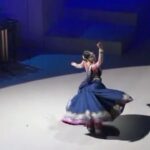 Shriya Saran Instagram - Another part of kathak in Moscow Choreographed by @nutanpatwardhan Costume @rajattangriofficial #kathak #dance #stage