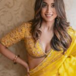 Shriya Saran Instagram – Thank you @sithara_kudige for this stunning yellow saree. I absolutely love it . 
Thank you @praveenmakeup 
@priyanka_sherkar1 for hair make up 

Thank you @arunprasath_photography for pictures. 

Thank you 
@rchandrumovies for making me part of @kabzaamovieofficial