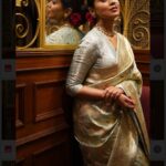Shriya Saran Instagram - Lost in the world of @kabzaamovieofficial Dop @ajshetty Make up @makeupbymahendra7 Hair @priyanka_sherkar1 Outfit @sithara_kudige Thank you @kabzaamovieofficial @gajraj_jewellers