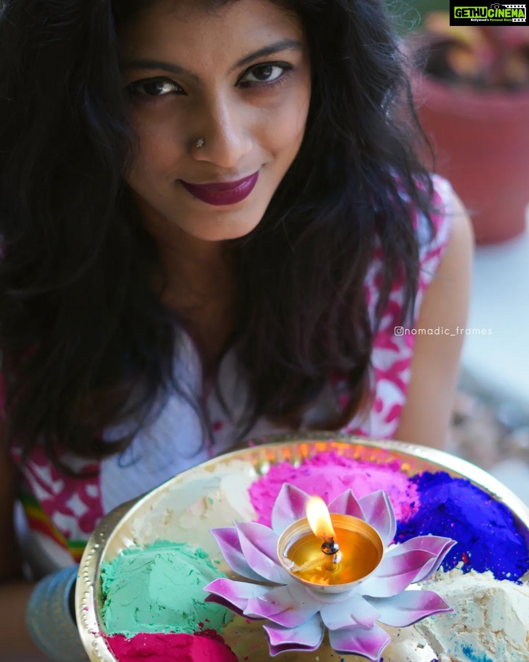 Shruthi Rajanikanth Instagram - Advance holi wishesππππππ€ πΈ @nomadic_frames