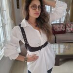 Shrutika Instagram - Some lazy days all u need is no make up ! just a dash of lipbalm and good to go .. Thank u @jananihere_ for this smartieee top! Loved it @thehazelavenue #dresses #picoftheday #pose #dayout #nerd #geek #insta #instagram #instapicture