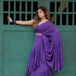 Shrutika Instagram - Photography @sinty_boy Costume @malarvikrambridalcouture Hairstyle @vama_moirangthem Makeup @artistrybyolivia Styling @shrutika_arjun Postwork @shot_by_panneer #purple #ethinicwear #mood #photoshoot #picture #shoot #pose #love #vibes #spreadpositivity #instagood #insta #instapicture #instalike #instagram
