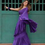 Shrutika Instagram - Photography @sinty_boy Costume @malarvikrambridalcouture Hairstyle @vama_moirangthem Makeup @artistrybyolivia Styling @shrutika_arjun Postwork @shot_by_panneer #purple #ethinicwear #mood #photoshoot #picture #shoot #pose #love #vibes #spreadpositivity #instagood #insta #instapicture #instalike #instagram