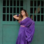 Shrutika Instagram - Photography @sinty_boy Costume @malarvikrambridalcouture Hairstyle @vama_moirangthem Makeup @artistrybyolivia Styling @shrutika_arjun Postwork @shot_by_panneer #purple #ethinicwear #mood #photoshoot #picture #shoot #pose #love #vibes #spreadpositivity #instagood #insta #instapicture #instalike #instagram