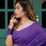 Shrutika Instagram - Photography @sinty_boy Costume @malarvikrambridalcouture Hairstyle @vama_moirangthem Makeup @artistrybyolivia Styling @shrutika_arjun Postwork @shot_by_panneer #purple #ethinicwear #mood #photoshoot #picture #shoot #pose #love #vibes #spreadpositivity #instagood #insta #instapicture #instalike #instagram