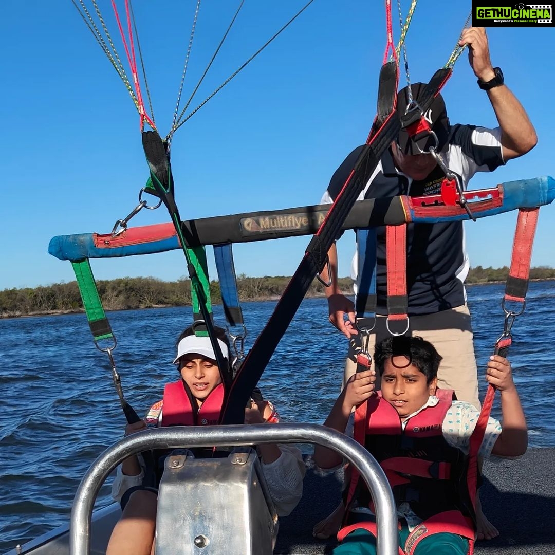 Shrutika Instagram - Tried every possible ocean sport in #goldcoast The ocean was super exciting !! All these 10 pics in this post will walk u through all we did in the ocean .. scuba diving was our fav and wen on the parachute and helicopter.. felt that exciting rush all the way! #watersports #ocean #goldcoast #australia #aussie #queensland #helicopter #helitour #chopper #chopperide #dolphins #touchthedolphin #playingwithdolphins #scuba #scubadiving #parasailing #jetski #sport #sea #jetboat #rollercoaster #rollercoasterinthesea #adrenaline #rush #instagood #instagram #instadaily #post #picoftheday