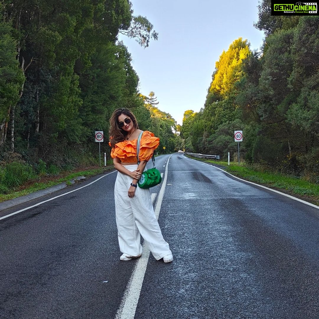 Shrutika Instagram - One of the best ever drives in the world! #greatoceanroad #australia Driving through squeaky clean scenic roads with sea on our left side and valleys and mountains on our right..omg this was the drive of a lifetime♥️ The last pic(clip) has a glimpse of it. Also the 12 apostles in pic 3 where they shot Many tamil movie songs was a 😍 Details soon on our YouTube channel vlog #shrutika arjun #greatoceanroad #australia #great #view #drive #drivethrough #scenic #nature #sea #mountains #valley #beach #instagood #instagram #pictures #post #instapost #instalike #appostle #12apostles greatoceanroad_coast
