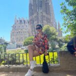 Shubhaavi Choksey Instagram - No filters required …. The air is so clean and the sky is amazingly blue … That sunshine on your face is too beautiful … Ps: Shaney I loooooooove this coord set you made for me … thank you @shanelounen 🤗🤗 #spain #vacation #2022