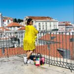 Shubhaavi Choksey Instagram - Happy wearing yellow …. Happy with the tan…. Happy with my frizzy hair… Happy with the weight I have put on 🤣 ( only a little happy ) #portugal #lisbon #2022 #vacation