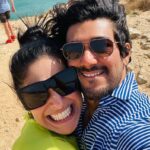 Shubhaavi Choksey Instagram - When I photobomb 🤣🤣 Sorry to this everytime @harshal_82 #sagres #portugal #vacation #2022