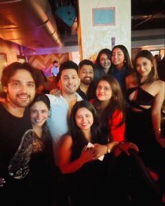 Shubhaavi Choksey Instagram - And we met finally 💃🏻💃🏻 
@realhinakhan @iam_ejf @the_parthsamthaan @sahilanandofficial @itisariah @aakanshashukla0803 @shreya_nehal @vinitps @harshal_82 
Missed you @poojabanerjeee 
#friends #kzk #blessed #2022
