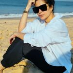 Shubhaavi Choksey Instagram - Sky above, Sand below , Peace within 🌊 #goadiaries #2022 #peace #filterused