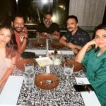 Shweta Basu Prasad Instagram - I made a short film and this is my *dream* team :) . Retake HOD dinner with @ramsampathofficial @artb @udaysinghmohite and @resulpookutty And thank you @anupampkher sir for dropping by to meet us all, how sweet of you 😊🌸 . My words won’t be able to express my gratitude towards these amazing people who believed in me and my script and came on board and made Retake their own. A film is a collaborative work and every department is equally important in the storytelling. I just got super lucky to have these wonderful people in my first directorial. Thank you ❤️ . . Retake Cinematographer @udaysinghmohite Editor @artb Music @ramsampathofficial Sound design @resulpookutty ⭐️ing @anupampkher @zarinawahab123 @dan.husain Produced by @applausesocial Written and directed by @shwetabasuprasad11 . Getting this framed :) . . #retakeshortfilm stay tuned. Dashanzi