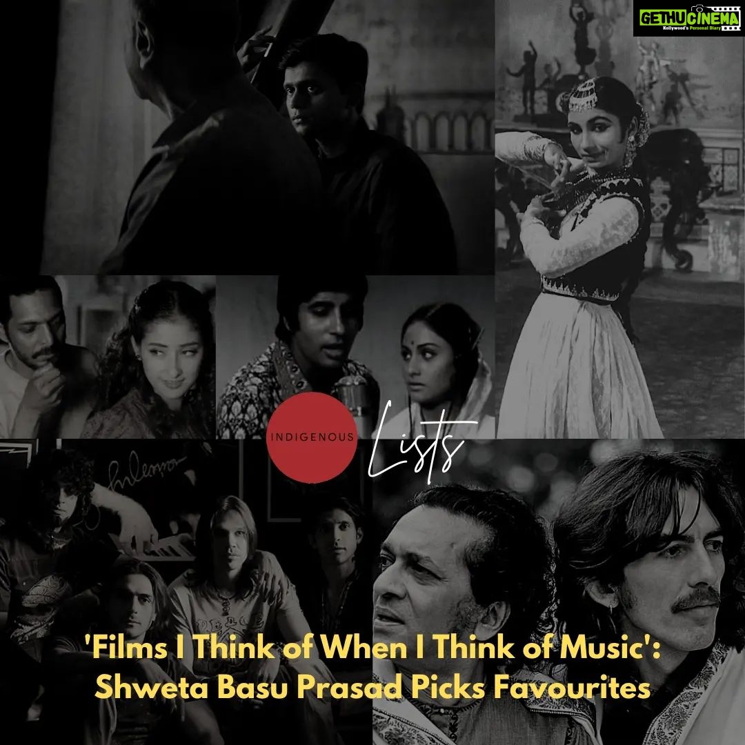 Shweta Basu Prasad Instagram - Wanted to begin the year with recommendations, and @shwetabasuprasad11 obliged. Most of our conversations have been about music, and I asked her to name ten Indian films that come to her mind when she thinks of music. From Jalsaghar to Rock On, hope this helps you discover something nice, or takes you back to old favourites. Head over to the link in bio for the complete list! . #musical #indianmusic #musicinfilm #indiancinema #indianactor #musicdocumentary #filmrecommendation #whattowatch #linkinbio #indianfilm #bollywood #jalsaghar #rockon