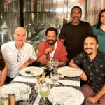 Shweta Basu Prasad Instagram - I made a short film and this is my *dream* team :) . Retake HOD dinner with @ramsampathofficial @artb @udaysinghmohite and @resulpookutty And thank you @anupampkher sir for dropping by to meet us all, how sweet of you 😊🌸 . My words won’t be able to express my gratitude towards these amazing people who believed in me and my script and came on board and made Retake their own. A film is a collaborative work and every department is equally important in the storytelling. I just got super lucky to have these wonderful people in my first directorial. Thank you ❤️ . . Retake Cinematographer @udaysinghmohite Editor @artb Music @ramsampathofficial Sound design @resulpookutty ⭐️ing @anupampkher @zarinawahab123 @dan.husain Produced by @applausesocial Written and directed by @shwetabasuprasad11 . Getting this framed :) . . #retakeshortfilm stay tuned. Dashanzi