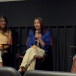 Shweta Basu Prasad Instagram - Retake premiere at the New York Indian film festival. Panel discussion with fellow filmmakers, moderated by the lovely @su4ita Thank you Torres परिवार and @manishrahatkar for attending the film and everyone else ❤️ Missed my team @retakeshortfilm 📸 @ray_torres138 @chris.torres . . . #retakeshortfilm #shwetabasuprasad Manhattan, New York