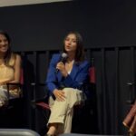Shweta Basu Prasad Instagram - Retake premiere at the New York Indian film festival. Panel discussion with fellow filmmakers, moderated by the lovely @su4ita Thank you Torres परिवार and @manishrahatkar for attending the film and everyone else ❤️ Missed my team @retakeshortfilm 📸 @ray_torres138 @chris.torres . . . #retakeshortfilm #shwetabasuprasad Manhattan, New York