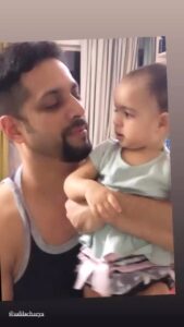 Shweta Bhardwaj Instagram - Tia and daddy.. his baby girl @tiaraylove #daddyslittlegirl