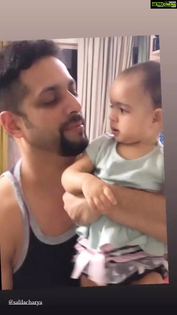 Shweta Bhardwaj Instagram - Tia and daddy.. his baby girl @tiaraylove #daddyslittlegirl