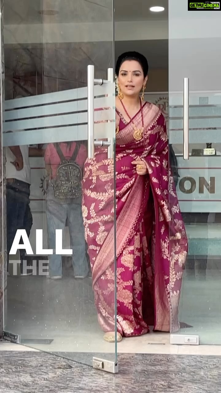 Shweta Menon Instagram - Stylist : @tharunya_vk MUA : @priyamsaikiaartist Outfit : @mahekdesigns Jewellery: @anokhi_priyakishore Haryana