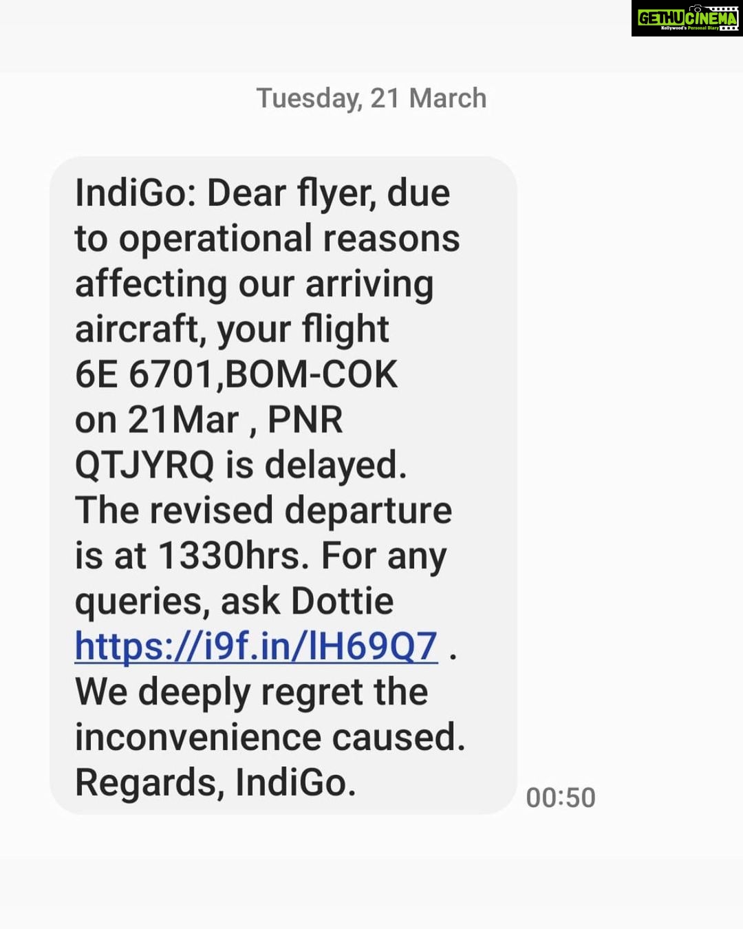 Shweta Menon Instagram - Let me tell you the whole story of what happened. It's a frustrating experience that I had with Indigo Airlines @indigo.6e, and I want to share it with you. I had a 12 pm flight (6E-6701) booked from Mumbai to Kochi, which was rescheduled to 1.30 pm as per the SMS received from the airlines. But when I reached the airport, I was shocked to hear that the flight had already taken off at 12 pm! I was not alone; there were around 22 passengers in the same situation as me. Adding to the misery, the previous day, we received midnight calls from Indigo Airlines, which was quite annoying. Anyway, coming back to the airport, the situation was not handled well by one particular staff at the helpdesk. Instead of providing any assistance, she was trying to put us in the 9 pm flight, even though the 5 pm flight was available. She was not even ready to listen to us and spoke very rudely. To add insult to injury, she even challenged us to complain wherever we wanted, and that's when I decided to go live on social media. Finally, after a lot of chaos, they made arrangements for us to board the “fully booked” 5 pm Indigo flight 6E-6703. We finally arrived at Kochi airport, and Aswathy and Vishnu from IndiGo6E's Kochi office rendered a personal apology. So, that's my story, and I hope Indigo Airlines takes necessary steps to avoid such situations in the future. Kochi, India