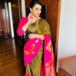 Shweta Menon Instagram - Morning 🌞Inauguration Time From Calicut Makeup Up For My Sweet Sister 💝💝💝 Actress @shwetha_menon Makeup artist @avinash_s_chetia @sonybaby156 Outfit @vybhadesignerstudio Jewellery @kaya_online_ Stylist @tharunya_vk 💃💃💅💅💋💋💄💄❤️❤️🌹🌹💞💖💖💕💕💝💝💗💗💓💓😘😘🥰🥰😍😍👰‍♀️👰‍♀️🧿🧿🌾🌾🙏🙏🛕🛕 Calicut City, Kerala;