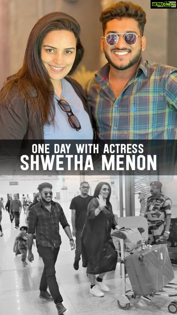 Shweta Menon Instagram - One day with Actress @shwetha_menon ✨ Advertisement dubbed at @thecircuitindia in Mumbai with adorable actress #shwethamenon & @sherrinvarghese ; such a memorable day www.ajvisualizer.com Mumbai - मुंबई