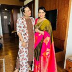 Shweta Menon Instagram - Today morning Inauguration time from Calicut..Make up for my sweet sister @shwetha_menon Stylist : @tharunya_vk Outfit : @vybhadesignerstudio Jewellery: @kaya_online_ Makeup artist @avinash_s_chetia @sonybaby156 Actress @shwetha_menon 💕💕💕💕💕💕💕💕💕💕 Calicut City, Kerala;