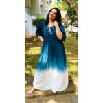 Shweta Menon Instagram - Aesthetics of ombre trend..❤️ #ombreaesthetic #blendingcolors #shwethamenon #stylingdiaries Outfit : @seven.stories.calicut MUA : @jeenastudio Accessories: @planetjewel