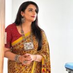 Shweta Menon Instagram - The dazzling @shwetha_menon in timeless elegance with this stunning Yellow Base Modal Silk with red leaf Saree Free shipping in India for orders above 1999/-* DM us for more details or WhatsApp to +91 6282187583 Yellow Base Modal Silk Visit https://byhand.in/ Fabric - Modal Pattern - Printed Worldwide shipping available*** DM for prices and enquires #ByHandFashion #ajrakhStyle #yellowsaree #ajrakhsaree #HandcraftedFashion #saree #TraditionalVibes #EthnicChic #ArtisanalCraftsmanship #SanganeriPrints #HandmadeBeauty #FashionInspiration #ModernTraditional #BohoVibes #FashionStatements #IndianFashion #CulturalElegance #UniqueStyle #HandloomLove #Fashionista #contemporaryindianfashion