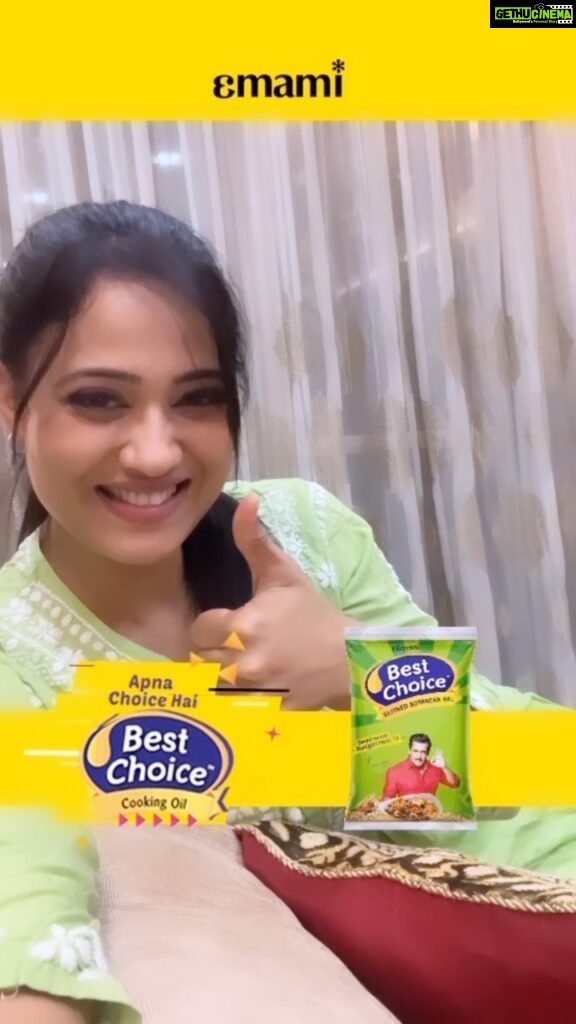Shweta Tiwari Instagram - Himani Best Choice aapke liye laya hai ek aise #contest jisme aap jeet sakte hain behtareen merchandise specially signed by Salman Khan. Iske liye aapko bas 3 steps follow karne hai 1. Iss filter ke saath ye hook step recreate karo 2. Isse #MeriChoiceBestChoice ke sath post karo aur 3. @himanibestchoice ko tag karo Toh jaldi se participate karo, reel banao and merchandise jeeto! @himanibestchoice #MeriChoiceBestChoice #HimaniBestChoiceOil #Himanibestchoice #bestchoice #bestchoicesoyabeanoil #SalmanKhan #Emami #healthmeihitbudgetmeifit #contestalertindia #cookingoil #shwetatiwari #ad