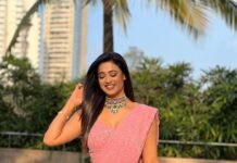 Shweta Tiwari Instagram - Styled by @stylingbyvictor @sohail__mughal___ Outfit- @aartimahtani Accessories - @jet_gems Assisted by- @stylevanitywithaarya @styleby_antara