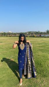 Siddhi Mahajankatti Instagram - • Wearing @sathrangii Juttis and I’m loving it • PS: I’ve bought juttis from Punjab as well and I’ve had major shoe bites but @sathrangii juttis quality is just amazing! No shoe bites at all! #juttis #sathrangii #love