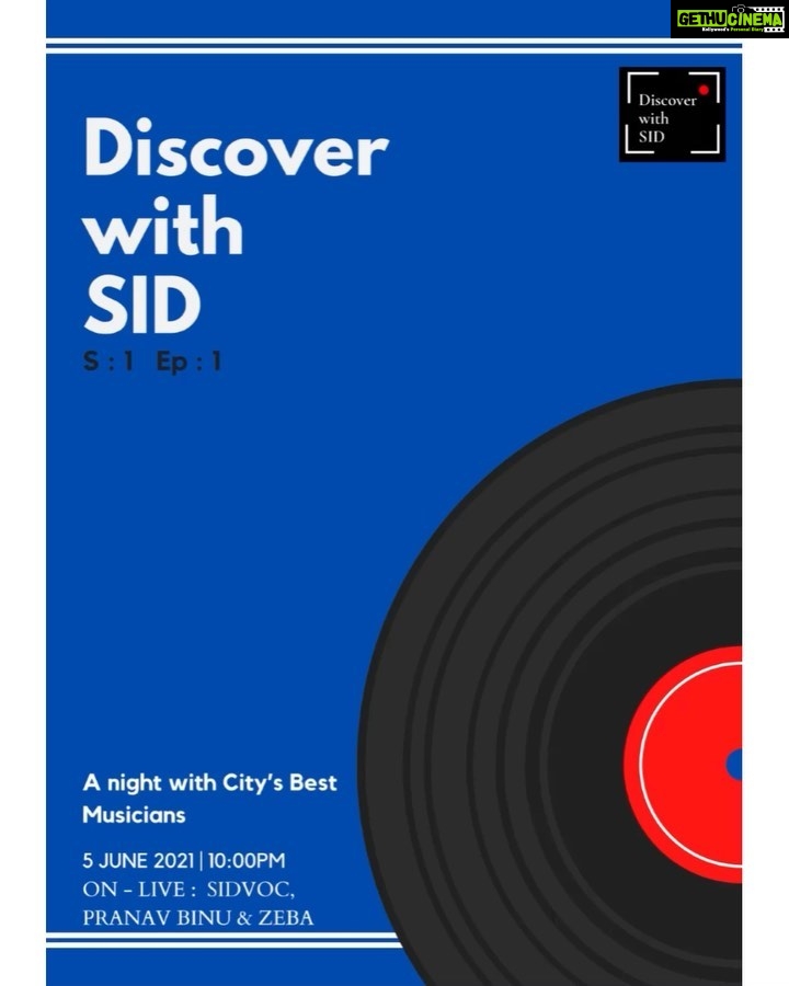 Siddhi Mahajankatti Instagram - • Discover With Sid • This is really really close to my heart and my soul. I’ve always wanted to have my own talk show and here it is!!! A big thanks to @halfbakedharmony_ and @callmeshazzam for supporting this kutty initiative ❤️ I’ll be going live with @pranav_binu @abhijith_damodaran_ @zeba.tommy @fidald @sidvoc @kavya.n2 Tune in at 10 pm TOMORROW!! Swipe to see the entire guest line up ❤️ #DiscoverWithSid #musician #mania #instalive Bangalore, India