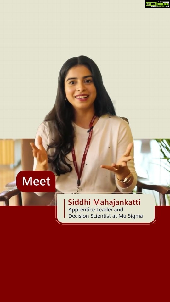 Siddhi Mahajankatti Instagram - Mu Sigma opens the doorway to infinite possibilities and opportunities with cross-industry exposure. #SiddhiMahajankatti shares her incredible journey of learning, experimenting, challenges and many more as she shifts from being a content creator to an inspiring Decision Scientist. Explore your career with Mu Sigma. Drop your CV at dsrecruitment@mu-sigma.com. . . . #MuSigma #MuSigman #MuStories #EmployeeTestimonial #DecisionScientist #DataScientist #CareerAtMuSigma #EmployeeExperience #LifeAtMuSigma
