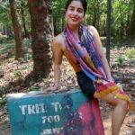 Siddhi Mahajankatti Instagram – • Excited Dia at the tree top •

PS : Re-Living each and every Aanandam moment and Every time my heart skips a beat. Cotigao Wildlife Sanctuary
