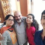 Siddhi Mahajankatti Instagram - • Goodbyes are painful! For the first time all of us went to drop appa at the airport and it was tough to hold our tears back • PS: Appa we love you ❤️ Bangalore, India