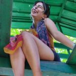 Siddhi Mahajankatti Instagram - • Excited Dia at the tree top • PS : Re-Living each and every Aanandam moment and Every time my heart skips a beat. Cotigao Wildlife Sanctuary