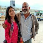Siddhi Mahajankatti Instagram - • Goodbyes are painful! For the first time all of us went to drop appa at the airport and it was tough to hold our tears back • PS: Appa we love you ❤️ Bangalore, India