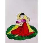 Sija Rose Instagram - NAYIKA : Heroine Her depiction in indian art has been seen in different moods , hues and settings. There is a NAYIKA in every woman. #painting #canvas #nayika #women #indianart #indiannayika