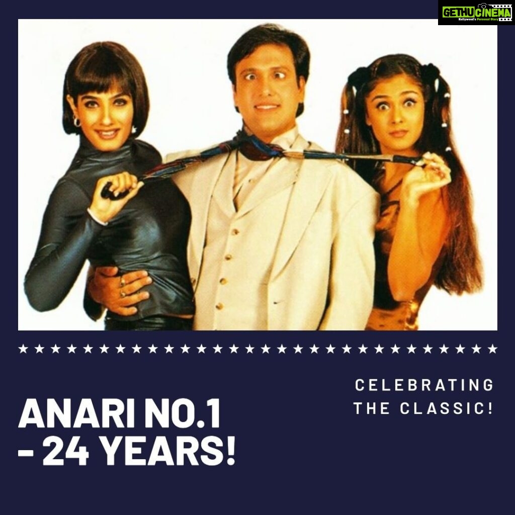 Simran Instagram - Anari No.1 will always be close to my heart, bringing joy and wonderful memories. Thank you to everyone who made it possible and to the fans who keep its love alive! Let's celebrate its magic and keep the nostalgia alive! #AnariNo1 #Anniversary #Bollywood #Throwback