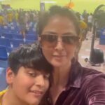 Simran Instagram – Wishing you all the strength, and determination to win today’s match! Go #CSK 💛